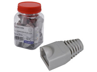 RJ45 Tule, UTP, grijs, 50 stuks in doos