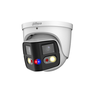 Dahua IPC-PDW3849-A180-AS-PV-Black 8MP Panoramische Beveiligingscamera met Spotlight en Sirene