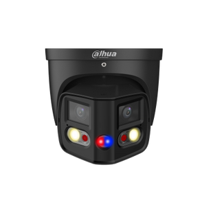 Dahua IPC-PDW3849-A180-AS-PV-Black 8MP Panoramische Beveiligingscamera met Spotlight en Sirene