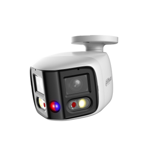 Dahua IPC-PFW3849SP-A180-E2-AS-PV WizSense 2× 4MP Tioc Dual-Lens Splicing Bullet netwerkcamera 180° wit