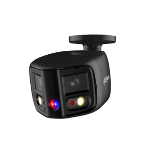 Dahua IPC-PFW3849SP-A180-E2-AS-PV WizSense 2× 4MP Tioc Dual-Lens Splicing Bullet netwerkcamera 180° zwart