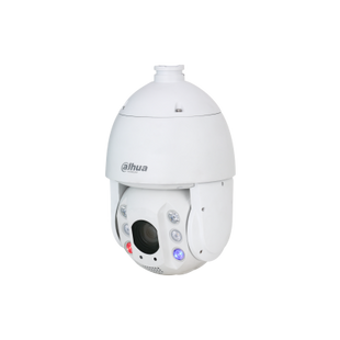 Dahua SD6C3432GB-HNR-A-PV1 WizSense 4MP PTZ Speeddome – 32x Zoom, 4G, TIOC, IR tot 150m, Wit Licht 50m, Auto Tracking, AI Perimeterdetectie, IP66