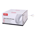 Dahua Dh-PFM920I-6UN-C CAT6 kabel, 4-paar UTP voor binnen gebruik, buitenmantel wit, 305 meter, CPR class E